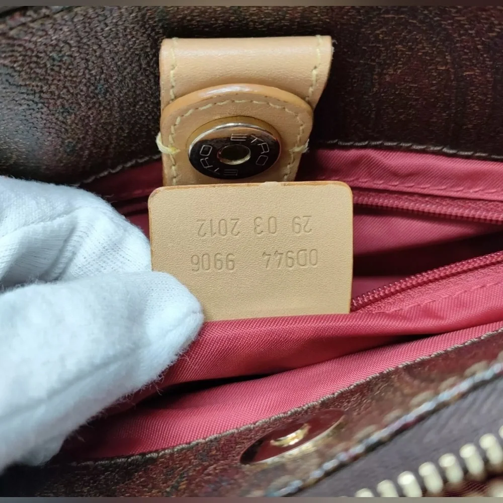 Etro‎ Paisley Boston Handbag